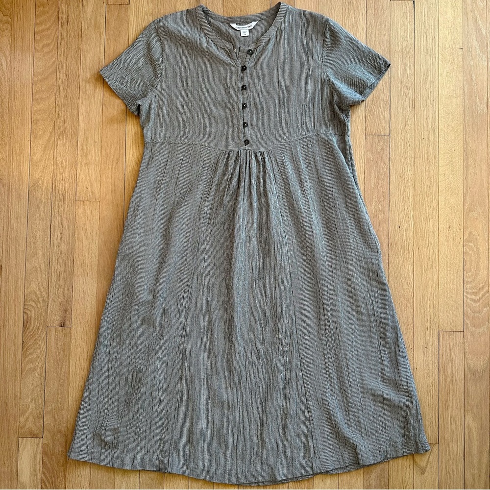 Coldwater Creek - Striped Easy Empire Waist Dress